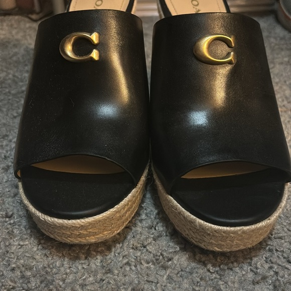 Coach Gloria wedge size 10 - Picture 2 of 5